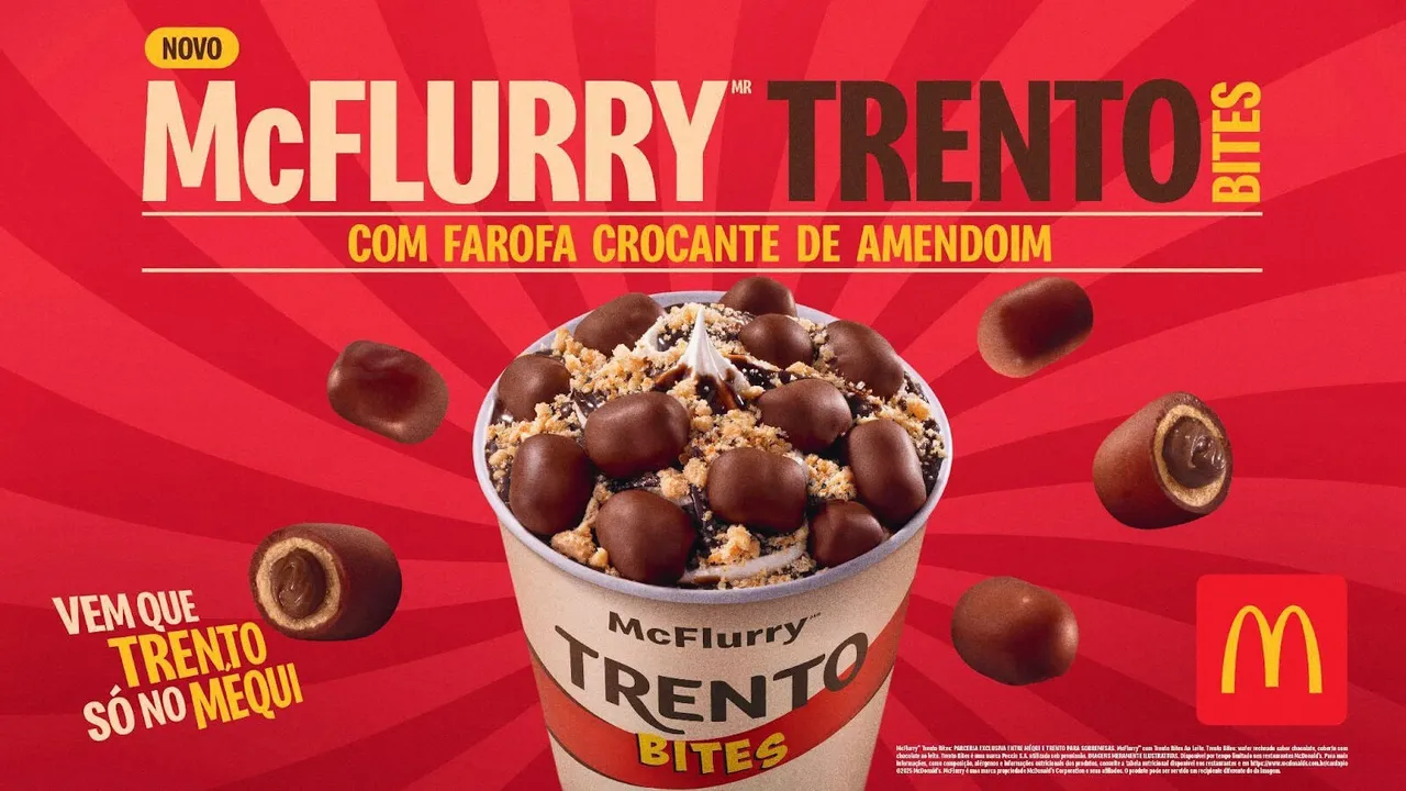 Capa - McDonald’s lança McFlurry com Trento porque fãs pediram tanto que não dava mais para ignorar