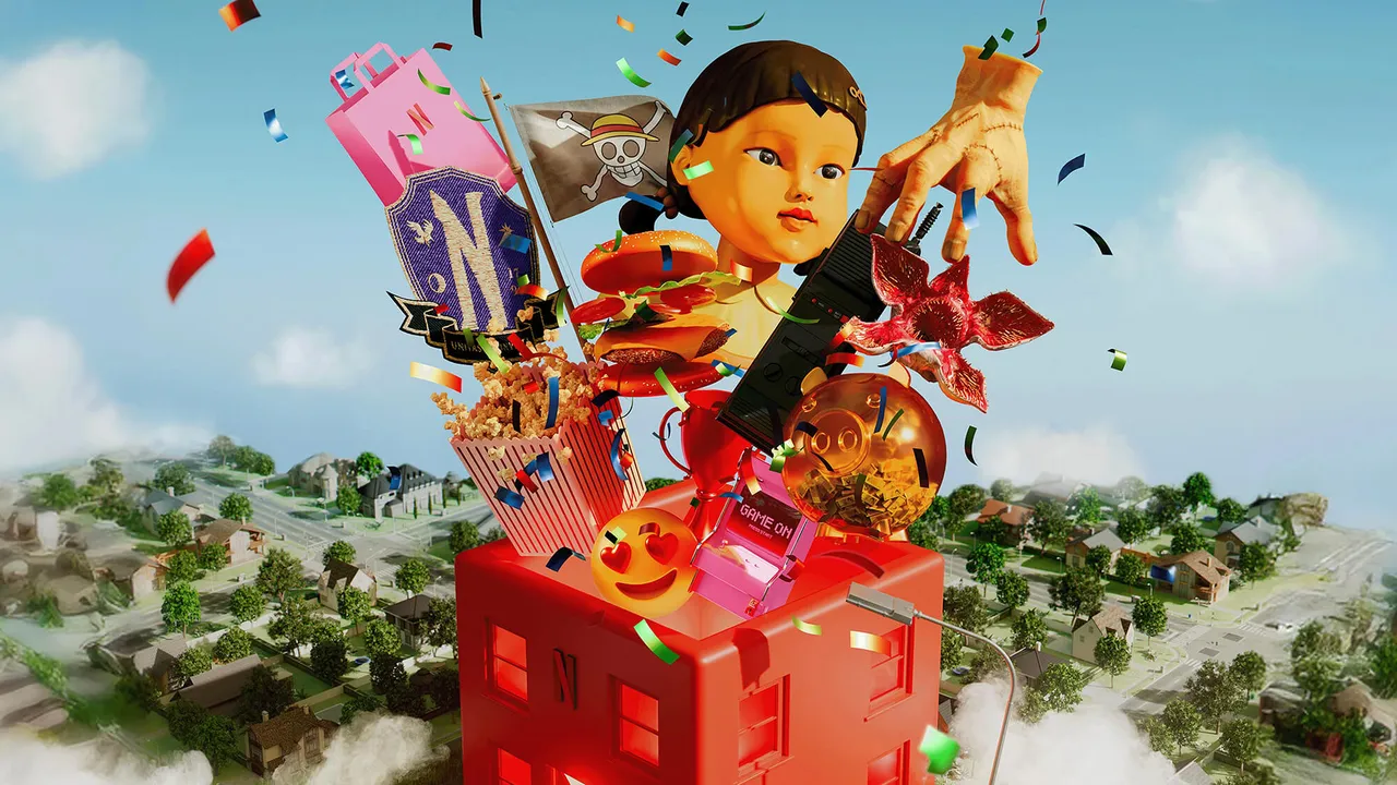 Capa - Netflix abre parque temático em shopping com minigolfe de Bridgerton e VR de Stranger Things