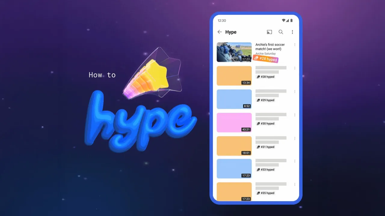 Capa - YouTube lança globalmente botão Hype que dá pontos para criadores pequenos subirem em ranking