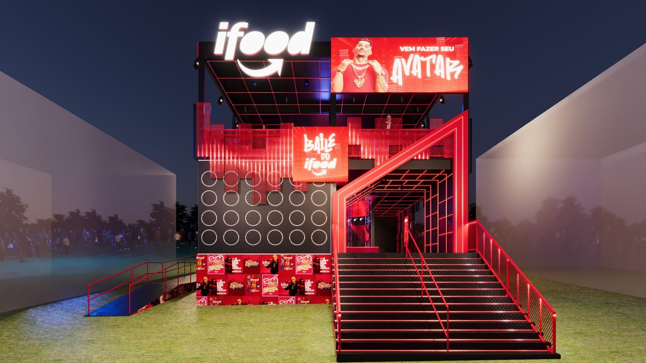 Capa - iFood cria baile com DJ MU540 e avatares digitais no The Town para expandir além de delivery