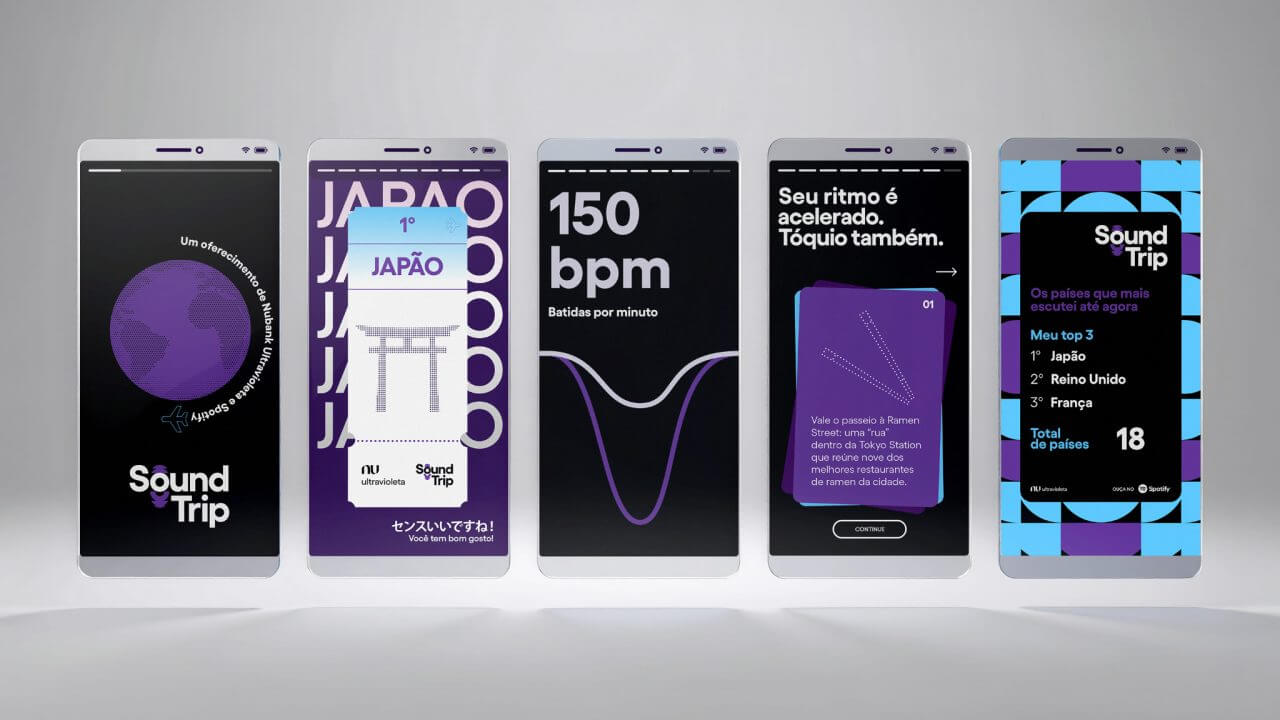 Capa - Nubank e Spotify criam Sound Trip: app que transforma playlist em roteiro de viagem
