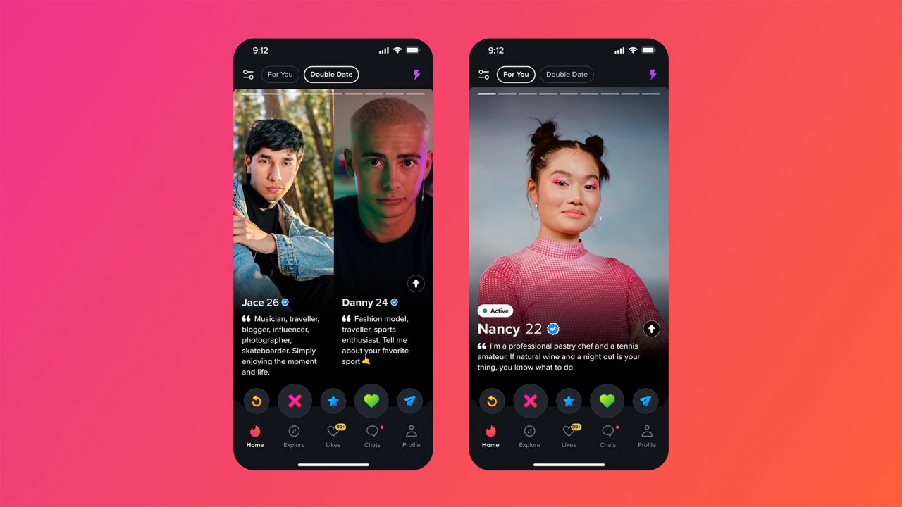 Capa - Tinder lança ‘Modos’ para segmentar matches: Double Date primeiro, fetiche e nichos vêm depois