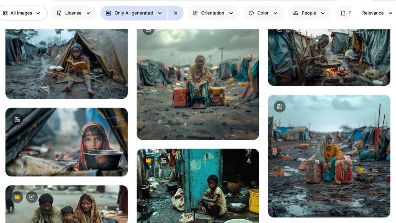 Capa - ONGs usam imagens de “pobreza” geradas por IA em campanhas e reacendem debate sobre ética e estereótipos