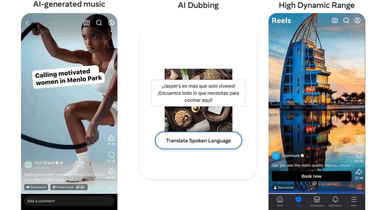 Capa - Meta turbina anúncios com IA que cria música, dubla vídeos e gera figurinhas