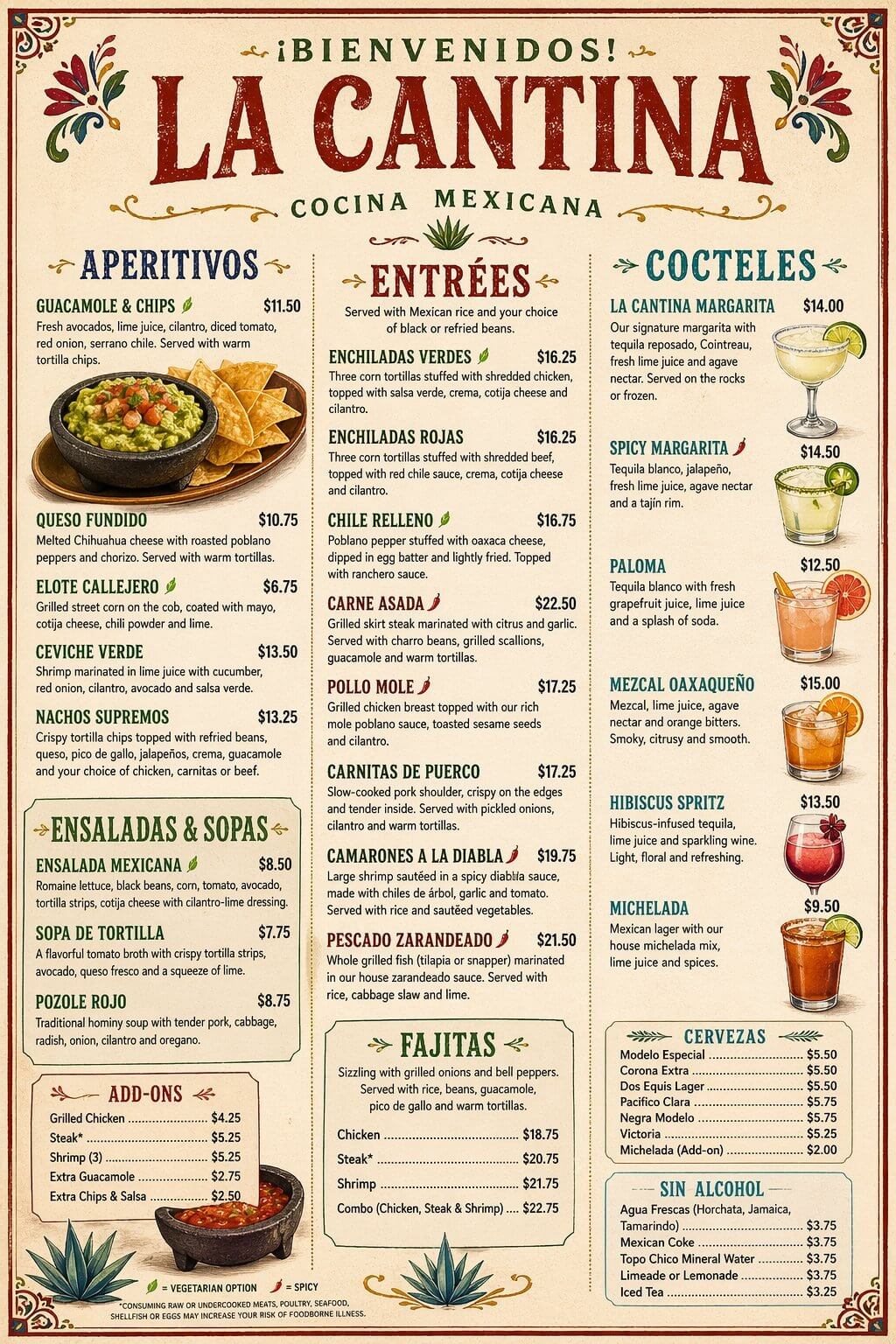 menu, Text, Plant