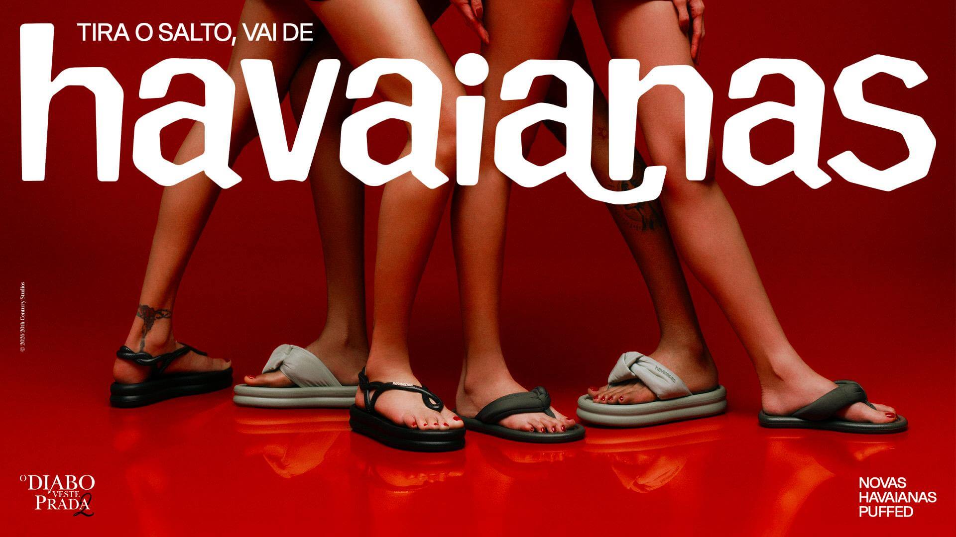 Havainas Puffed Diabo Veste Prada